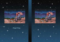 天使犬（色鉛筆画） - 「寒い夜」